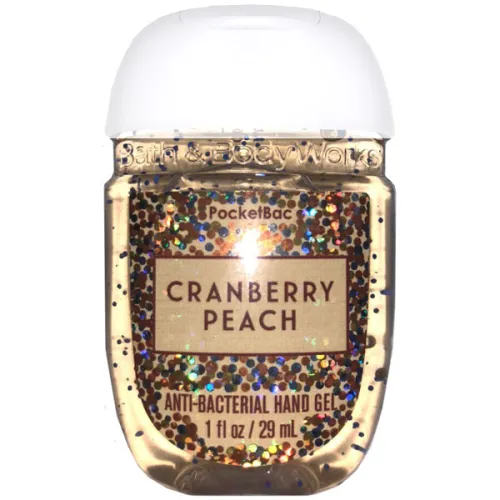 Антибактеріальний гель для рук «солодкі персики та журавлина» Bath and Body Works Cranberry Peach, 29 мл.
