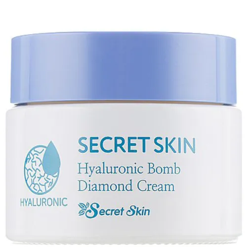 Гиалуроновый крем для лица Secret Skin Hyaluronic Bomb Diamond Cream, 50 г.