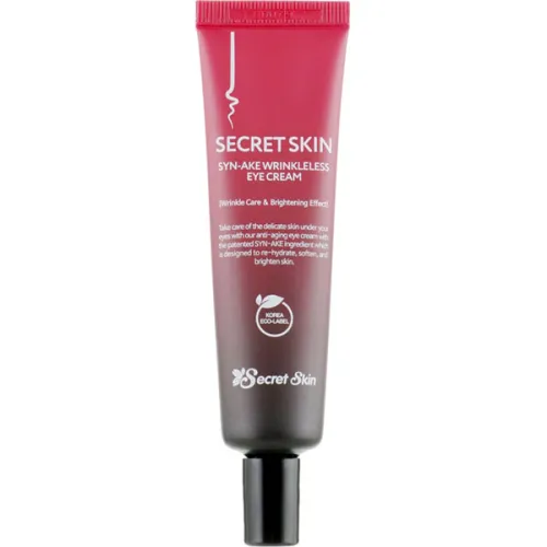 Крем для кожи вокруг глаз Secret Skin Syn-Ake Wrinkleless Eye Cream с пептидом змеиного яда, 30 мл.