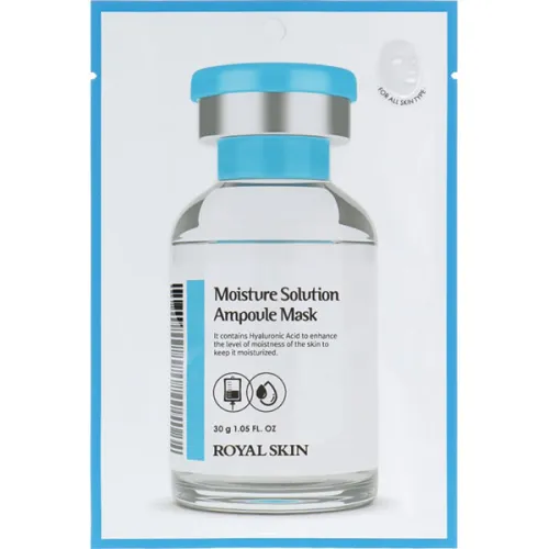Зволожуюча ампульна маска для обличчя Royal Skin Moisture Solution Ampoule Mask, 30 г.