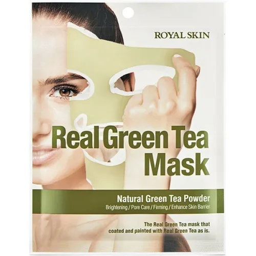 Маска для обличчя Royal Skin Real Green Tea Mask з екстрактом зеленого чаю
