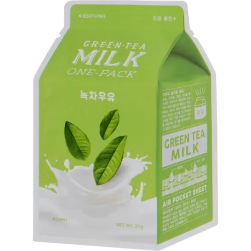 Тканинна маска для обличчя «зелений чай» A’pieu Green Tea One-Pack, 21 г.