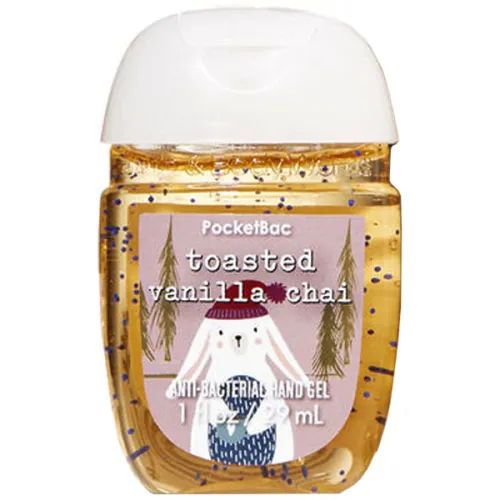 Антибактеріальний гель для рук «ваніль та зимові спеції» Bath and Body Works Toasted Vanilla Chai, 29 мл.