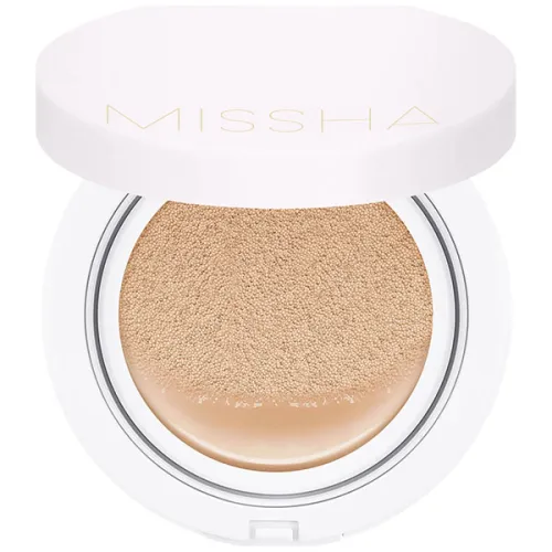 Тональный кушон Missha Magic Cushion Moist Up SPF50+ PA+++ с солнцезащитным фактором, 15 г.