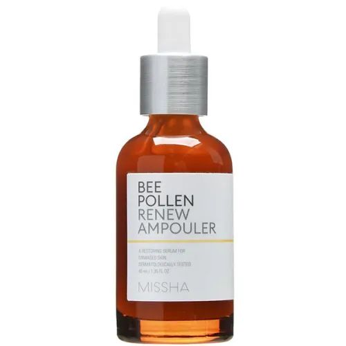 Сыворотка для лица Missha Bee Pollen Renew Ampouler с экстрактом пчелиной пыльцы, 40 мл.
