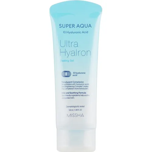 Пилинг-гель для лица Missha Super Aqua Ultra Hyalron Peeling Gel с гиалуроновой кислотой, 100 мл.