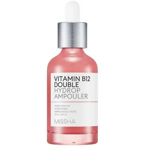 Увлажняющая ампульная сыворотка для лица Missha Vitamin B12 Double Hydrop Ampouler с витамином В12, 40 мл.