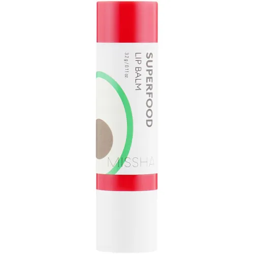Бальзам для губ Missha Superfood Avocado Lip Balm з авокадо, 3.2 г.