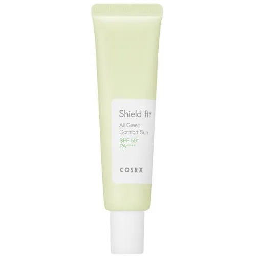 Сонцезахисний крем для чутливої шкіри обличчя Cosrx Shield Fit All Green Comfort Sun SPF50+ PA++++, 35 мл.