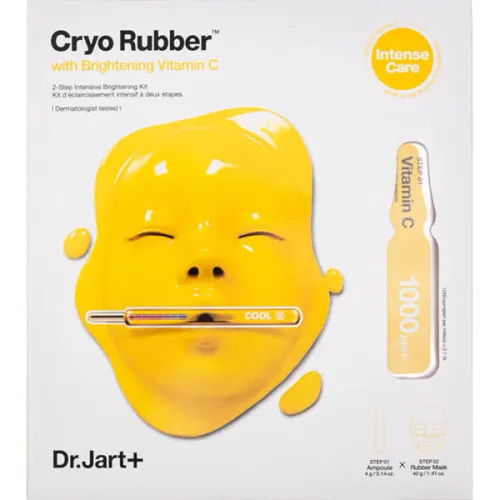 Освітлююча альгінатна маска для обличчя Dr.Jart+ Cryo Rubber With Brightening Vitamin C з вітаміном С, 44 г.