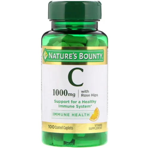 Витамин Nature’s Bounty Vitamin С with Rose Hips 1000 mg С с шиповником, 1000 мг.