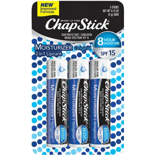 Набір бальзамів для губ ChapStick Lip Moisturizer and Skin Protectant Original SPF15