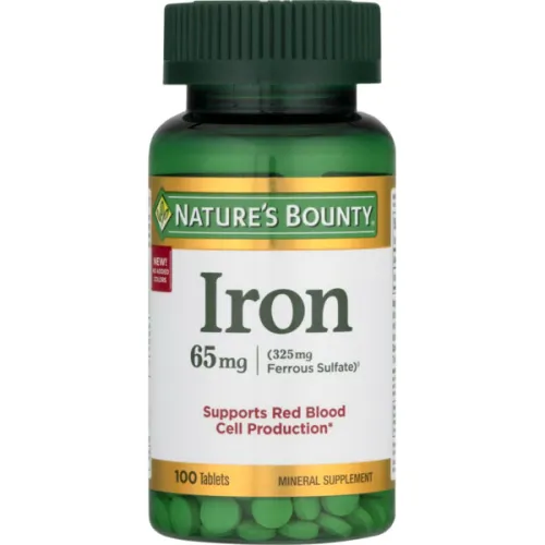 Железо Nature’s Bounty Iron 65 mg, 65 мг.
