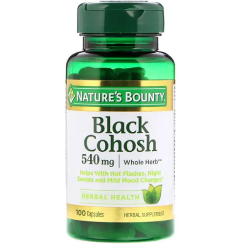 Черный стеблелист Nature’s Bounty Black Cohosh 540 mg, 540 мг.