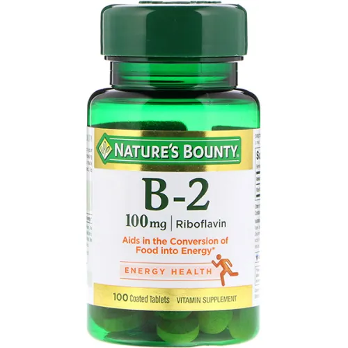 Витамин B-2 Nature’s Bounty B-2 100 mg, 100 мг.