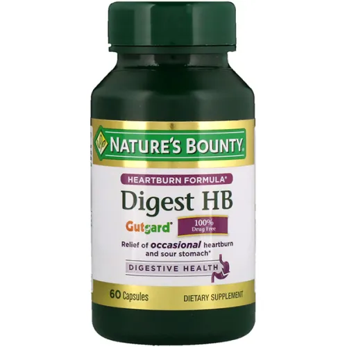 Средство от изжоги Nature’s Bounty Digest HB, 75 мг.