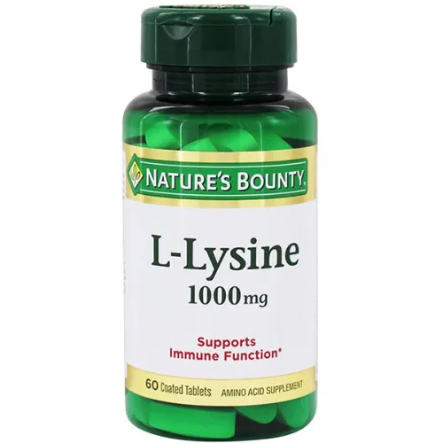 L-лизин для иммунной функции Nature’s Bounty L-Lysine 1000 mg, 1000 мг.