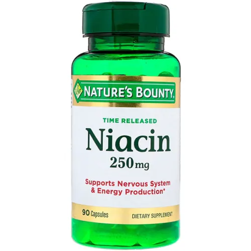 Ниацин Nature’s Bounty Niacin 250 mg, 250 мг.