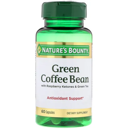 Зеленый кофе, малиновые кетоны и зеленый чай Nature’s Bounty Green Coffee Bean 1.5 g, 1.5 г.