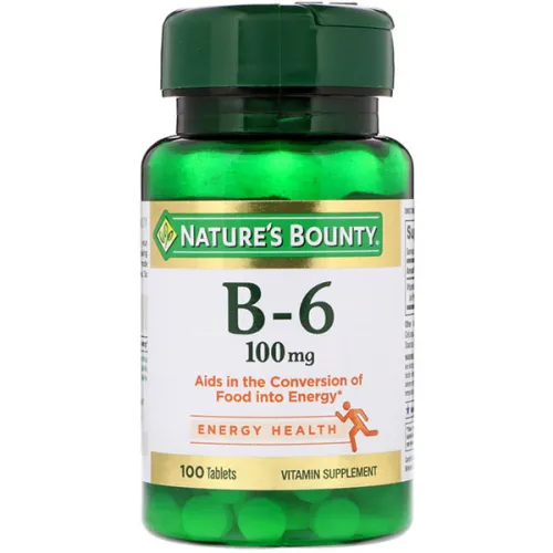 Витамин В-6 Nature’s Bounty B-6 100 mg, 100 мг.