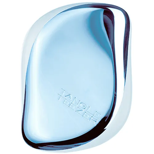 Легендарная расческа для волос «синий металлик и голубой» Tangle Teezer Compact Styler Collectables Sky Blue Delight Chrome