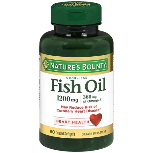 Рыбий жир без запаха Nature’s Bounty Odor-Lees Fish Oil 1200 mg. + 360 mg., 1200 мг. + 360 мг.