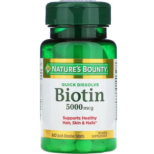 Биотин Nature’s Bounty Biotin 5000 mcg
