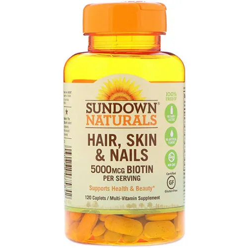 Мультивитаминный комплекс для волос, кожи и ногтей Sundown Naturals Hair, Skin & Nails With Biotin