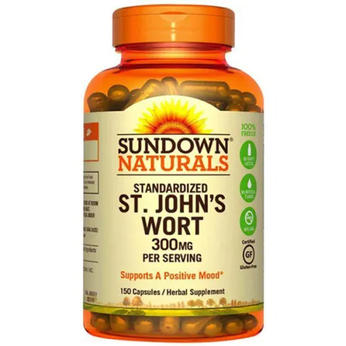 Экстракт зверобоя Sundown Naturals St John’s Wort 300 mg, 300 мг.