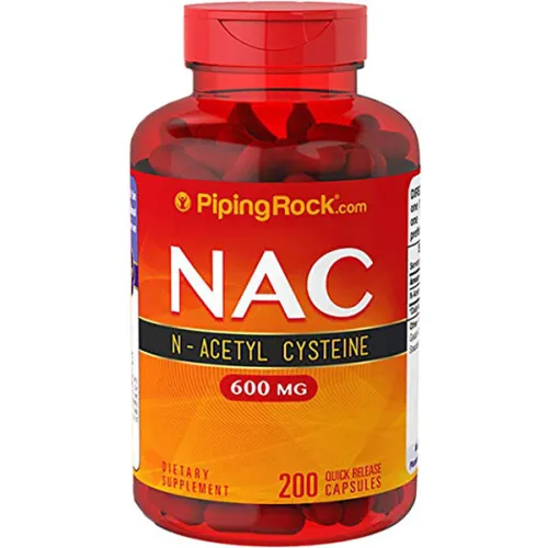 N-ацетилцистеин Piping Rock NAC N-Acetyl Cysteine 600 mg, 600 мг.