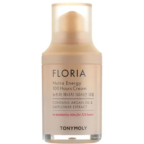 Увлажняющий крем Tony Moly Floria Nutra Energy 100 Hours Cream с аргановым маслом для сухой и чувствительной кожи, 45 мл.