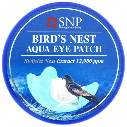 Омолоджувальні гідрогелеві патчі для очей SNP Bird’s Nest Aqua Eye Patch з екстрактом ластівчиного гнізда