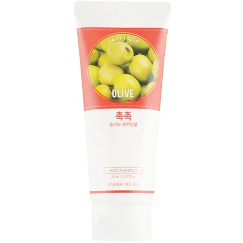 Пенка для умывания Holika Holika Daily Fresh Olive Cleansing Foam с экстрактом оливки, 150 мл.