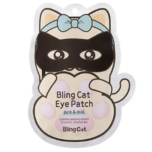 Патчі для очей Tony Moly Bling Cat Eye Patch Pure & Mild із молочним білком, 10 г.