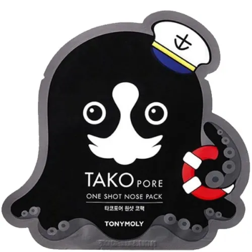 Маска-пластырь для очищения носа от черных точек Tony Moly Tako Pore One Shot Nose Pack, 1.5 г.
