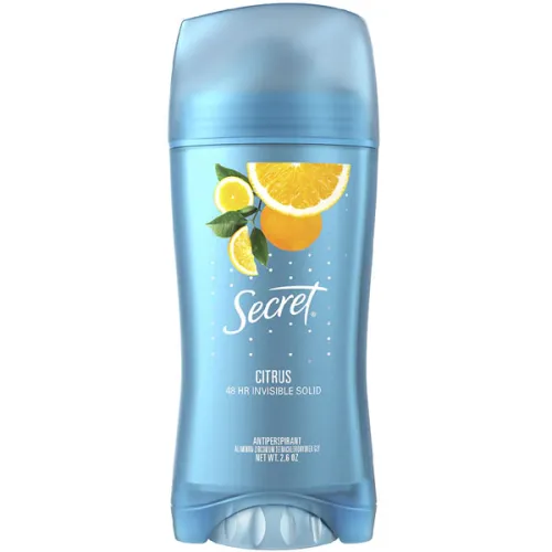 Кремовий дезодорант-антиперспірант «цитрус» Secret Hawaii Citrus Invisible Solid Antiperspirant, 73 г.