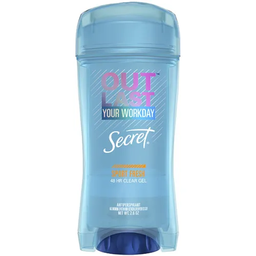Гелевий дезодорант-антиперспірант «спорт» Secret Outlast The Gym Sport Fresh Gel Antiperspirant, 73 г.