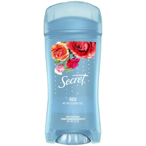 Гелевий дезодорант-антиперспірант «троянда» Secret Rose 48 HR Clear Gel Antiperspirant, 73 г.
