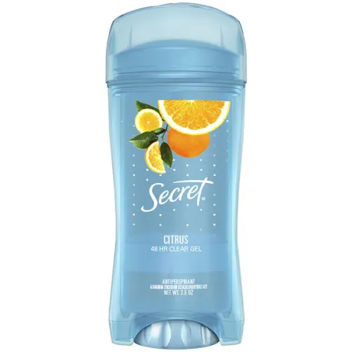 Гелевий дезодорант-антиперспірант «цитрус» Secret Citrus 48 HR Clear Gel Antiperspirant, 73 г.