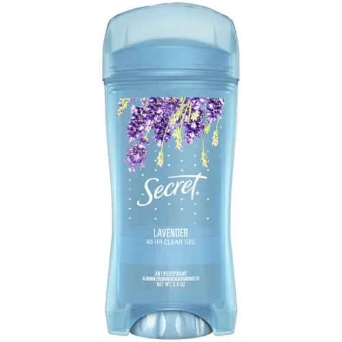 Гелевий дезодорант-антиперспірант «лаванда» Secret Lavander 48 HR Clear Gel Antiperspirant, 73 г.