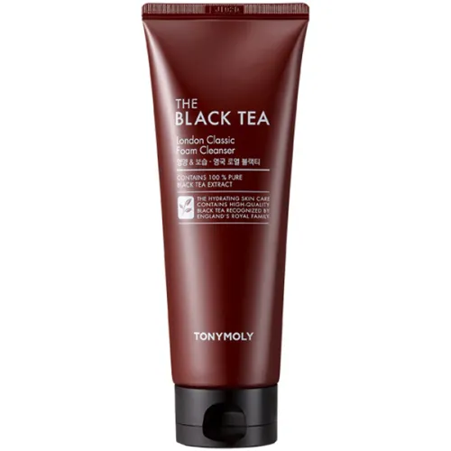 Пенка для умывания Tony Moly The Black Tea London Classic Foam Cleanser с экстрактом черного чая, 80 мл.