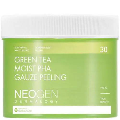 Пилинг пады для лица Neogen Dermalogy Green Tea Moist PHA Gauze Peeling с экстрактом зеленого чая