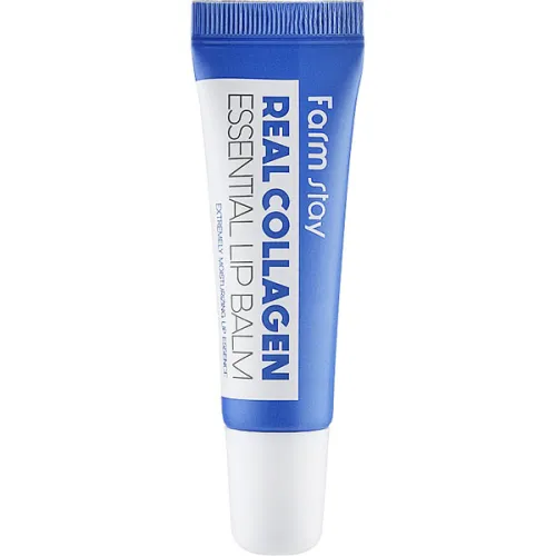 Увлажняющий бальзам для губ FarmStay Real Collagen Essential Lip Balm с коллагеном, 10 мл.