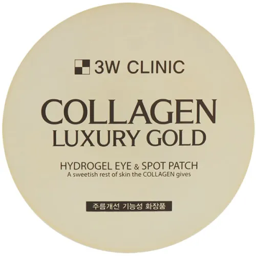 Гідрогелеві патчі для очей 3W Clinic Collagen Luxury Gold Hydrogel Eye & Spot Patch з колагеном та колоїдним золотом