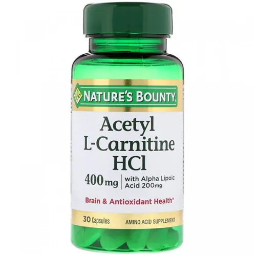 Ацетил L-карнитин и альфа-липоевая кислота Nature’s Bounty Acetyl L-Carnitine HCl 400 mg with Alpha Lipoic Acid 200 mg, 400