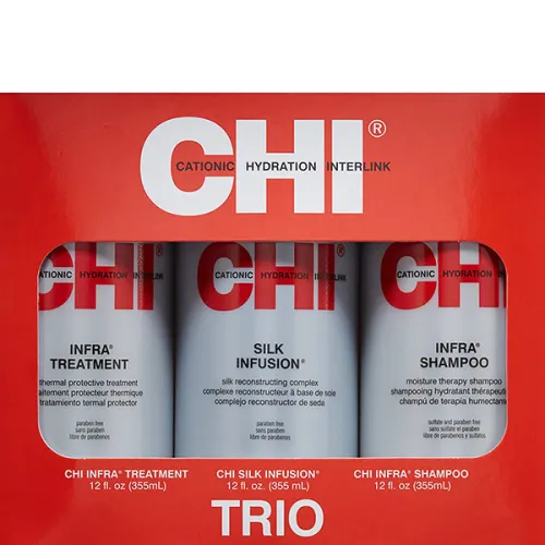 Набор для волос «чрезвычайный блеск» CHI Infra Trio Set