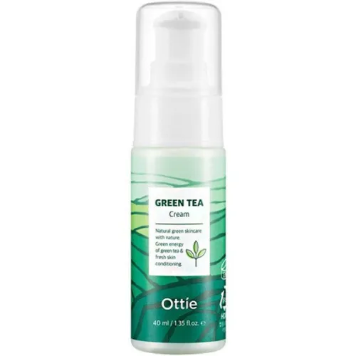 Крем для лица Ottie Green Tea Cream с экстрактом зеленого чая, 40 мл.