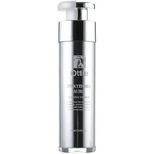 Антивозрастной тонер для лица «роскошь платины» Ottie Platinum Aura Active Toner, 120 мл.
