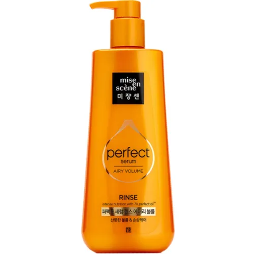 Кондиціонер для надання повітряного об’єму волоссю Mise en Scene Perfect Serum Airy Volume Rinse, 680 мл.