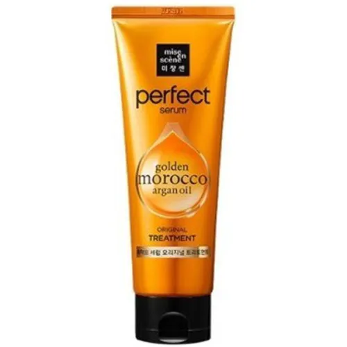 Відновлююча маска для пошкодженого волосся Mise en Scene Golden Morocco Argan Oil Original Treatment, 180 мл.